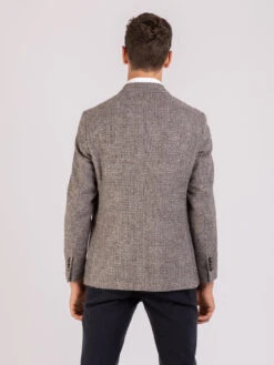 Blazer F74 Micro Pied De Poule Beige / Marrone -Obey Negozio latorre blazer f74 micro pied de poule beige marrone3