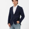 Blazer In Spugna Blu -Obey Negozio latorre blazer in spugna blu1