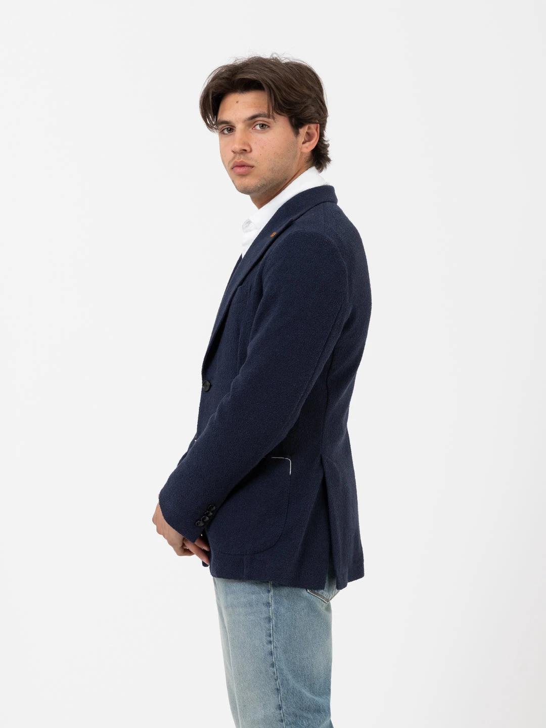 Blazer In Spugna Blu 3 Blazer In Spugna Blu - immagine 2