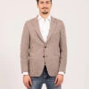 Blazer Spinato Marrone / Bianco 2 Blazer Spinato Marrone / Bianco -Obey Negozio latorre blazer spinato marrone bianco1