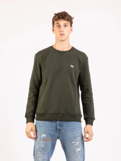 Lee Felpa Plain Crew Serpico Green