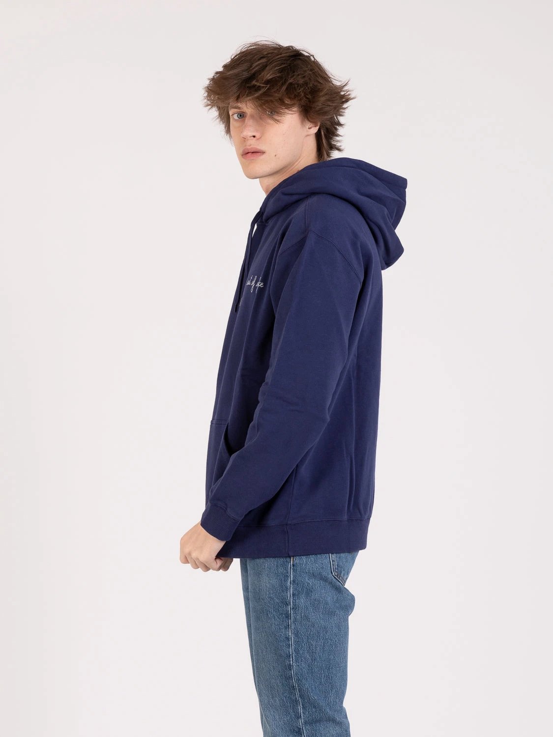 Maison Labiche Felpa Con Cappuccio Out Of Office Blu 3 Maison Labiche Felpa Con Cappuccio Out Of Office Blu - immagine 2
