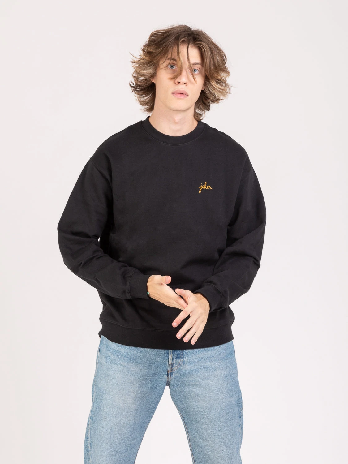 Maison Labiche Felpa Nera Joker 3 Maison Labiche Felpa Nera Joker