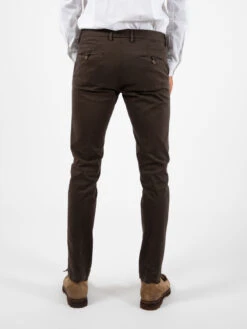Pantaloni Slim In Cotone Moro -Obey Negozio myths pantaloni slim in cotone moro3