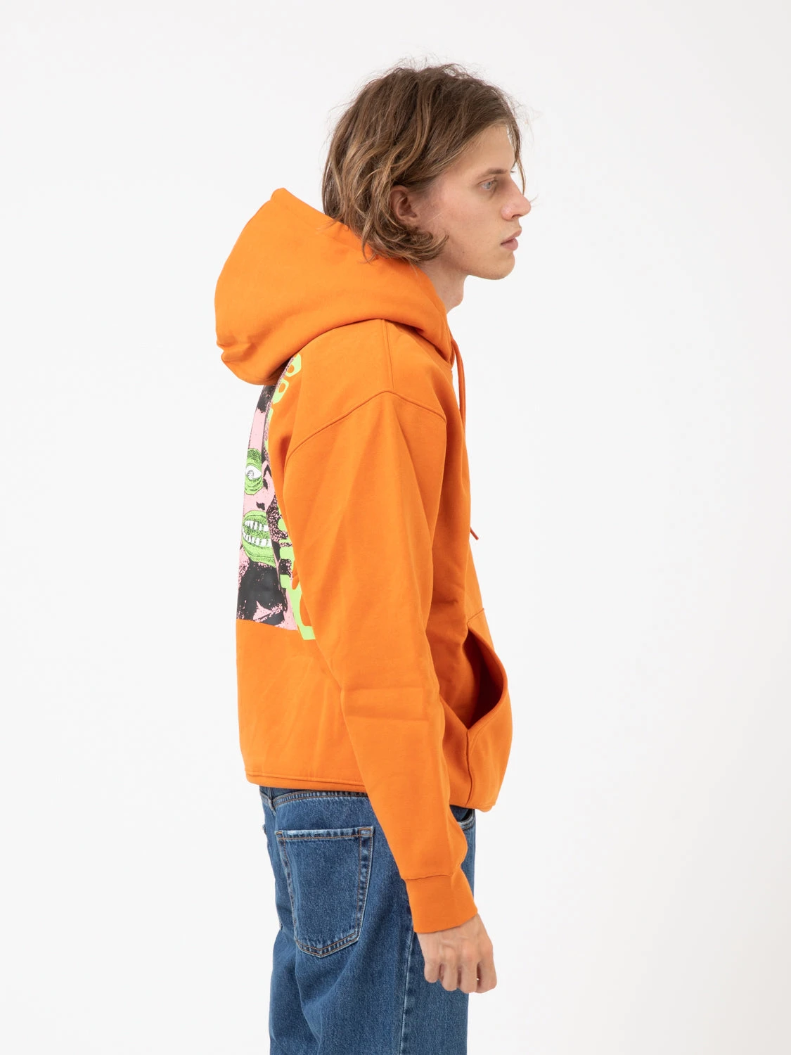OBEY Felpa Hoodie Grafx Orange 3 OBEY Felpa Hoodie Grafx Orange