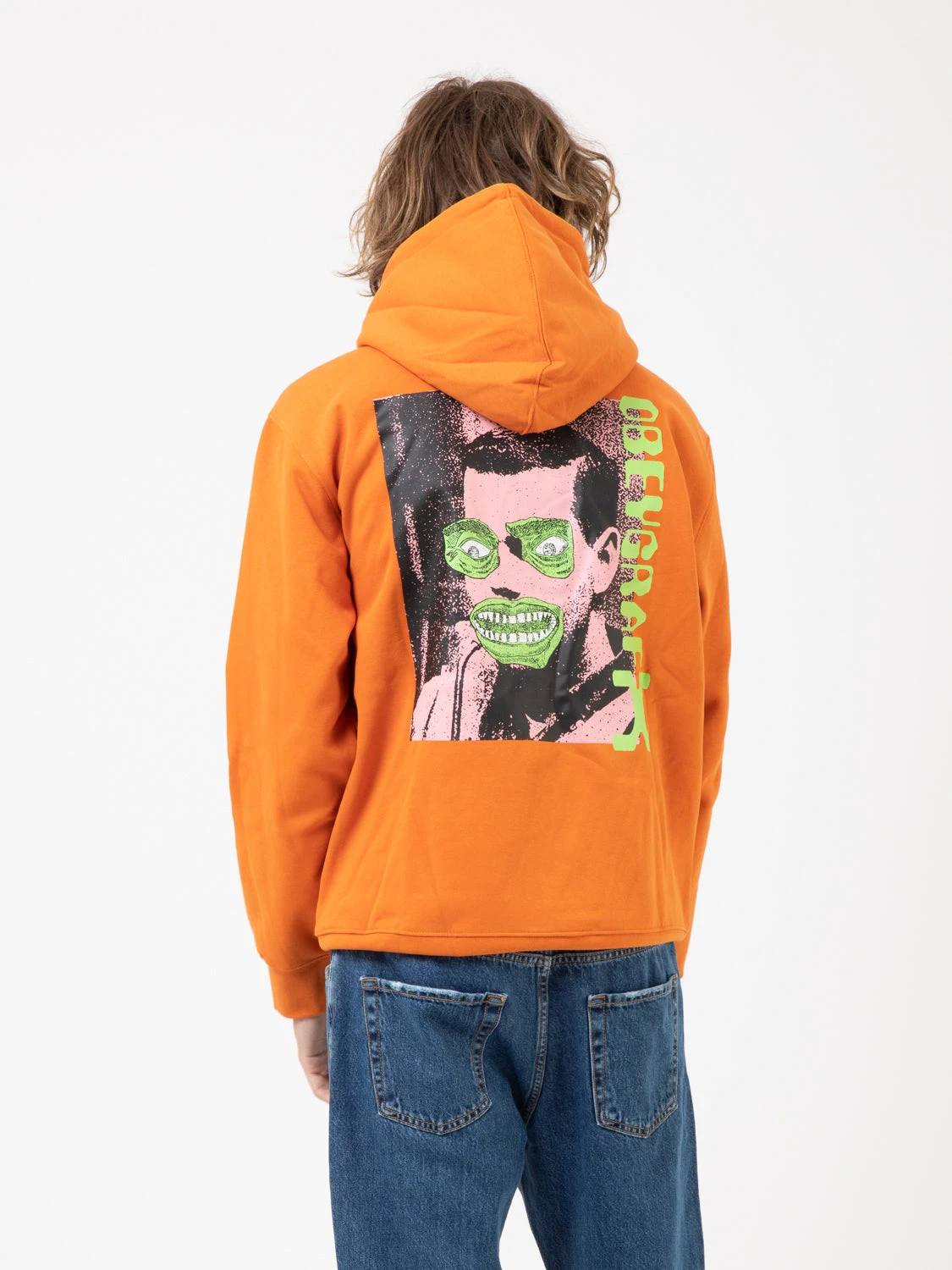 OBEY Felpa Hoodie Grafx Orange 4 OBEY Felpa Hoodie Grafx Orange - immagine 2