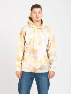 OBEY Felpa Hoodie Mini Bold Recycled Tie-dye Toffee Multi
