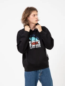 OBEY Felpa Hoodie Societal Collapse Black