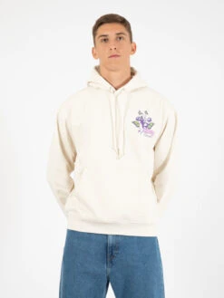 OBEY Felpa Its All Love Premium Hooded Fleece Unbleached