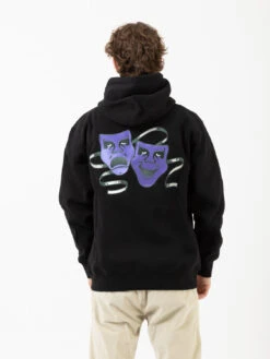 OBEY Felpa Late Hood Black -Obey Negozio obey felpa late hood black3