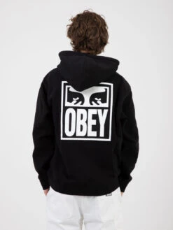 Felpa Obey Eyes Icon 2 Black -Obey Negozio obey felpa obey eyes icon 2 black3