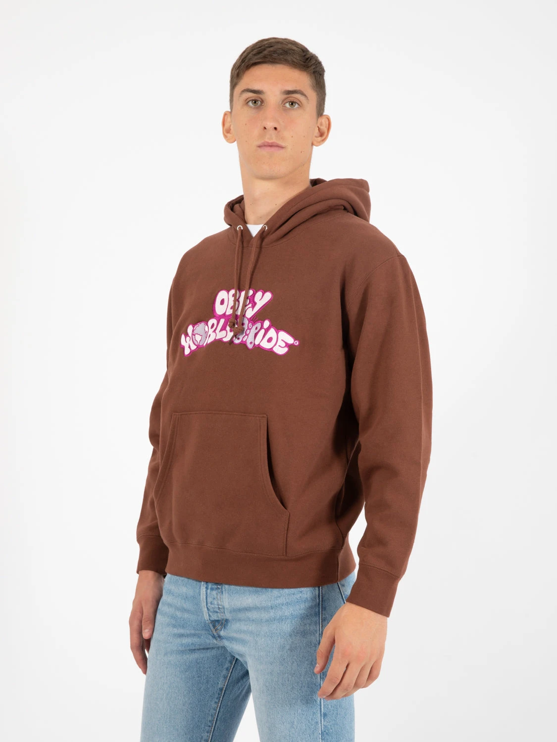 OBEY Felpa Year Hood Sepia 4 OBEY Felpa Year Hood Sepia - immagine 2