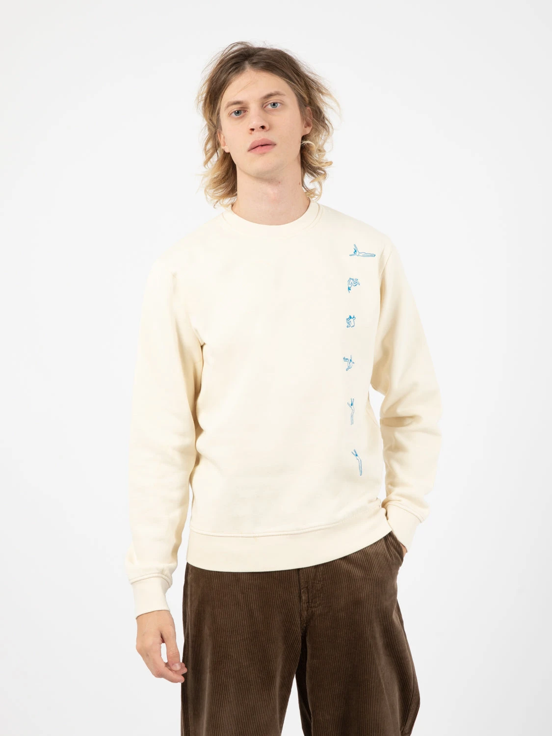 Felpa High Dive Ivory 3 Felpa High Dive Ivory