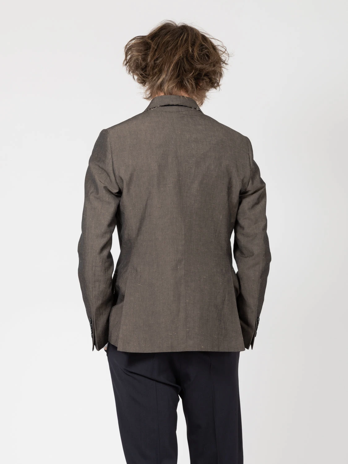 Blazer Taglio Vivo Cacao 5 Blazer Taglio Vivo Cacao - immagine 3