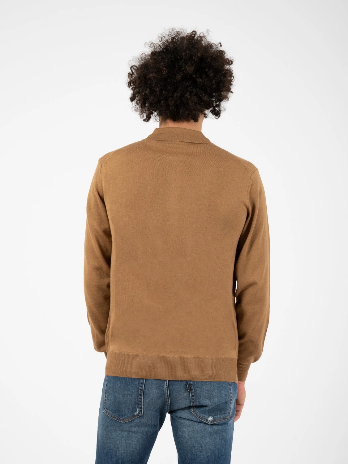 Polo Daimen Marrone Cammello 5 Polo Daimen Marrone Cammello - immagine 3