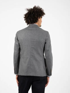 Blazer Doppiopetto In Misto Lana Grigio Perla 7 Blazer Doppiopetto In Misto Lana Grigio Perla -Obey Negozio santaniello blazer doppiopetto in misto lana grigio perla3