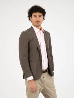 Obey Negozio -Obey Negozio santaniello blazer in lana vergine fango2