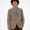 Blazer In Velluto Soft Touch Beige 1 Blazer In Velluto Soft Touch Beige -Obey Negozio santaniello blazer in velluto soft touch beige1