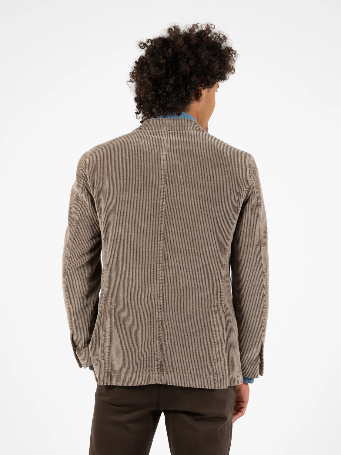 Blazer In Velluto Soft Touch Beige 5 Blazer In Velluto Soft Touch Beige - immagine 3