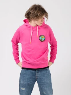 Scotch & Soda Felpa Hoodie Relaxed Fit Flame