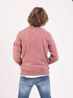 Felpa Glen Tawny Port Dyed -Obey Negozio shoeshine felpa glen tawny port dyed3