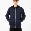 Felpa Hoodie Zane 0105 Con Zip Navy -Obey Negozio shoeshine felpa hoodie zane 0105 con zip navy1