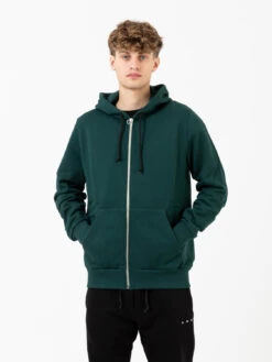 Felpa Hoodie Zane 0105 Con Zip Pine