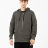 Felpa Hoodie Zane 2026 Con Zip Army -Obey Negozio shoeshine felpa hoodie zane 2026 con zip army1