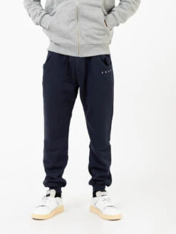 Joggers Paul Navy Logo Gommato
