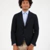 Blazer Impact Nido D'ape Blu -Obey Negozio stimm blazer impact nido dape blu1