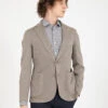 Blazer In Cotone Lavato Fango 2 Blazer In Cotone Lavato Fango -Obey Negozio stimm blazer in cotone lavato fango1