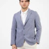 Blazer Mandorla Misto Rayon Blu 1 Blazer Mandorla Misto Rayon Blu -Obey Negozio stimm blazer mandorla misto rayon blu1