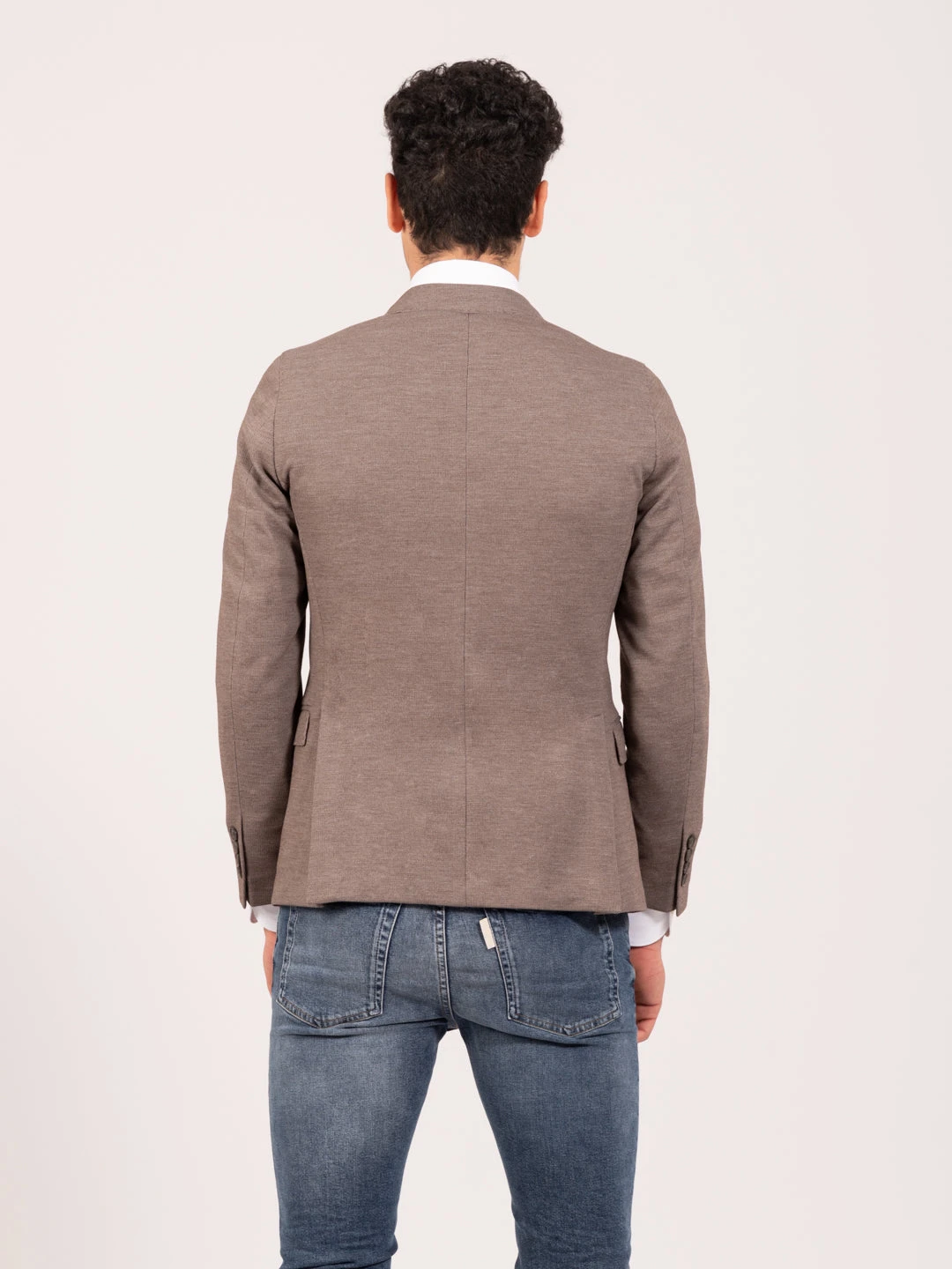 Blazer Mengoni Oxford Fango 4 Blazer Mengoni Oxford Fango - immagine 2