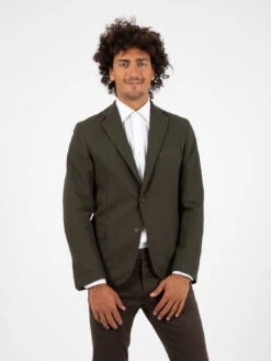 Blazer Monopetto Silver Militare
