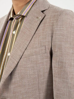 Blazer Pera Fango Mélange -Obey Negozio stimm blazer pera fango melange4