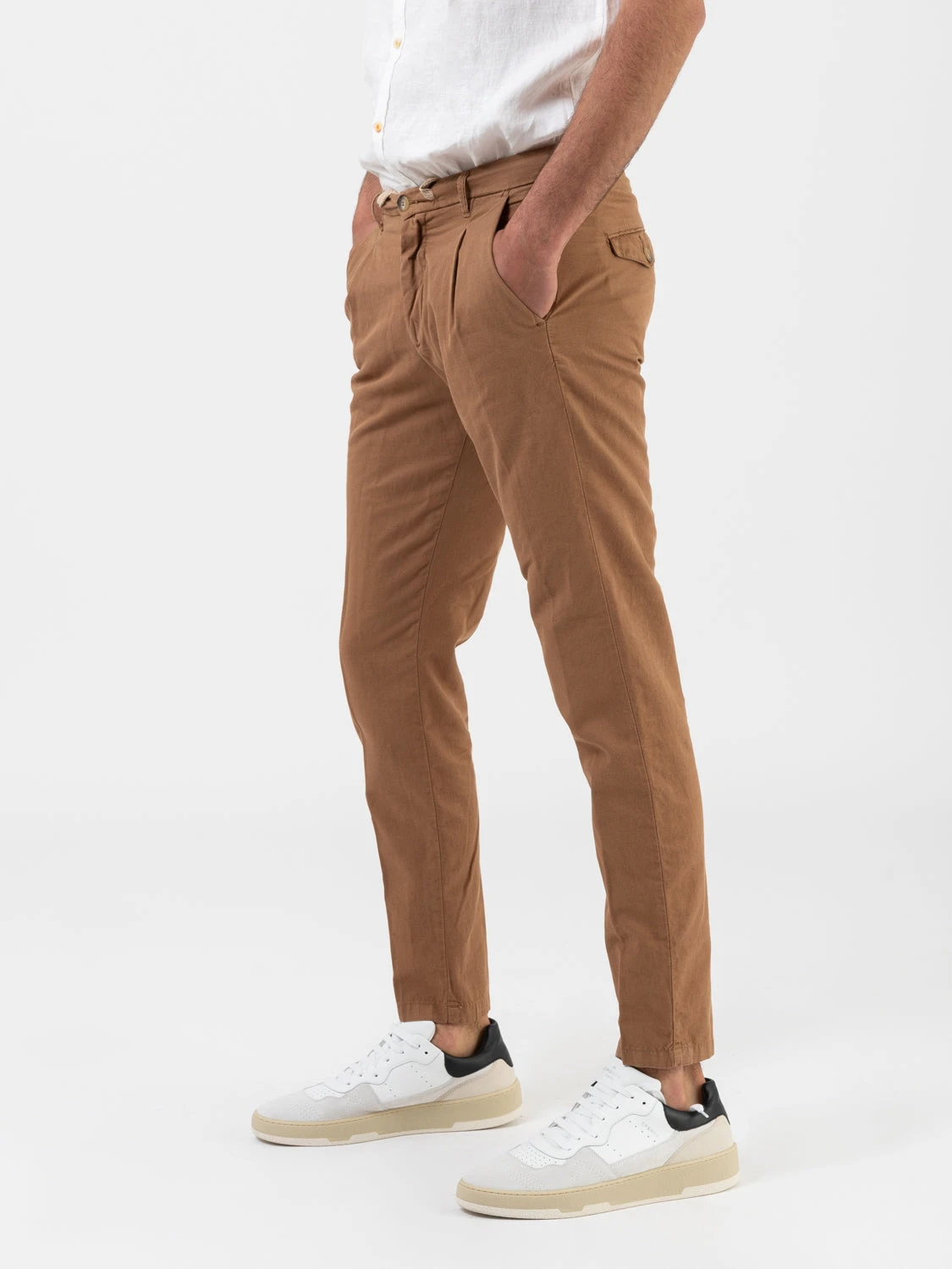 Pantalaccio Fango Lino E Cotone 4 Pantalaccio Fango Lino E Cotone - immagine 2