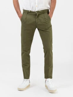 Pantalaccio Verdi Lino E Cotone