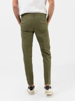 Pantalaccio Verdi Lino E Cotone -Obey Negozio stimm pantalaccio verdi lino e cotone3