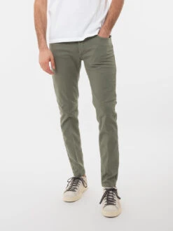 Pantaloni 5 Tasche Bull Denim Salvia