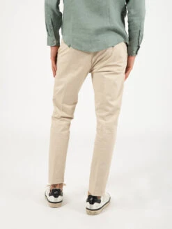 Pantaloni Chino Con Pinces Ecru -Obey Negozio stimm pantaloni chino con pinces ecru6