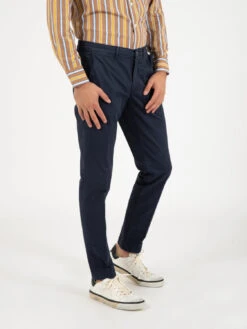 Pantaloni Chino In Cotone Blu -Obey Negozio stimm pantaloni chino in cotone blu2