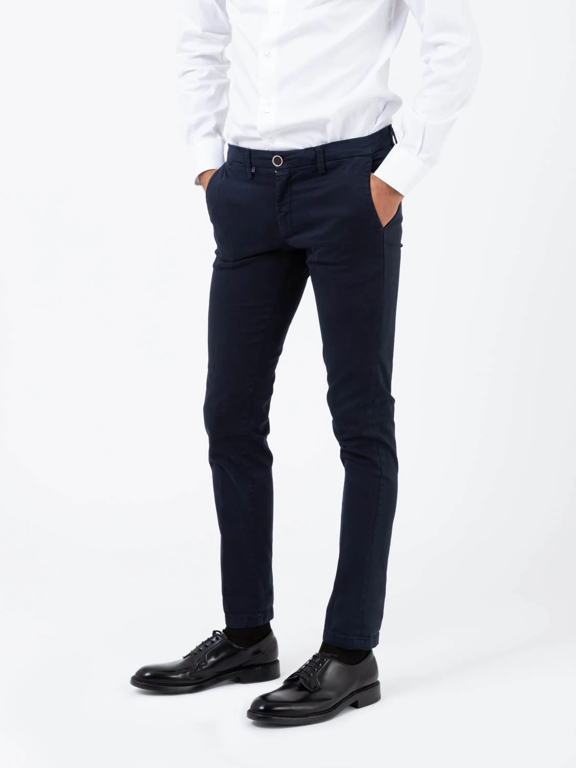 Pantaloni Chino Ritz Blu 4 Pantaloni Chino Ritz Blu - immagine 2