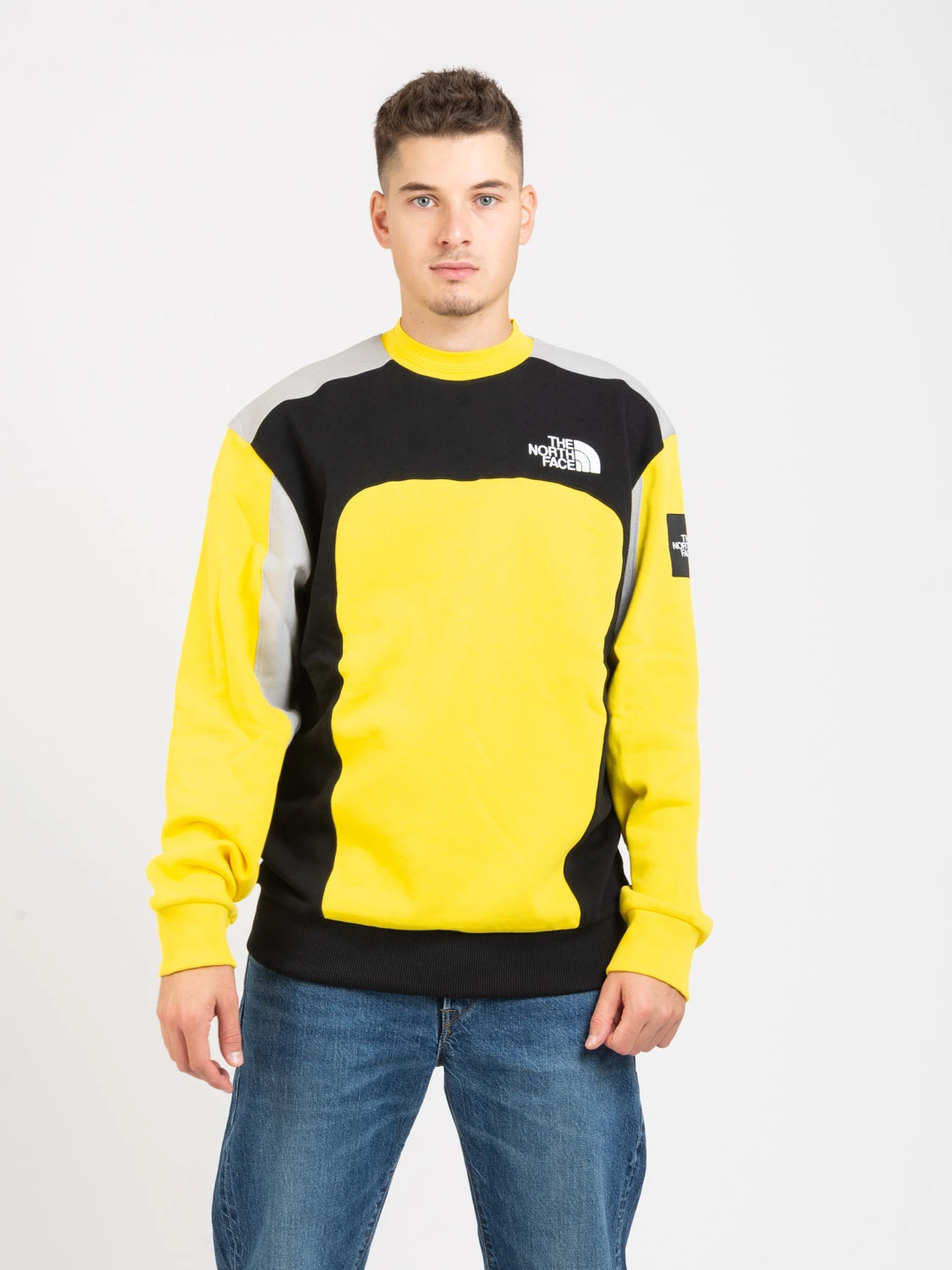 The North Face Felpa Cut & Sew Lightning Yellow 3 The North Face Felpa Cut & Sew Lightning Yellow