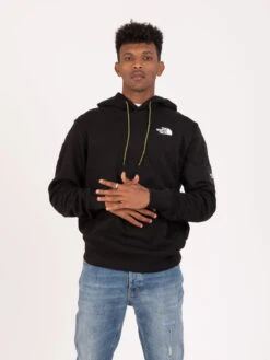 The North Face Felpa Hoodie Box Nero / Giallo