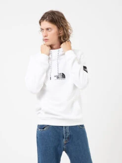 The North Face Felpa Hoodie Fine Alpine TNF White