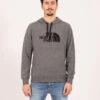 The North Face Felpa Hoodie Light Drew Peak Mid Heather Grey / Black -Obey Negozio the north face felpa hoodie light drew peak mid heather grey black1