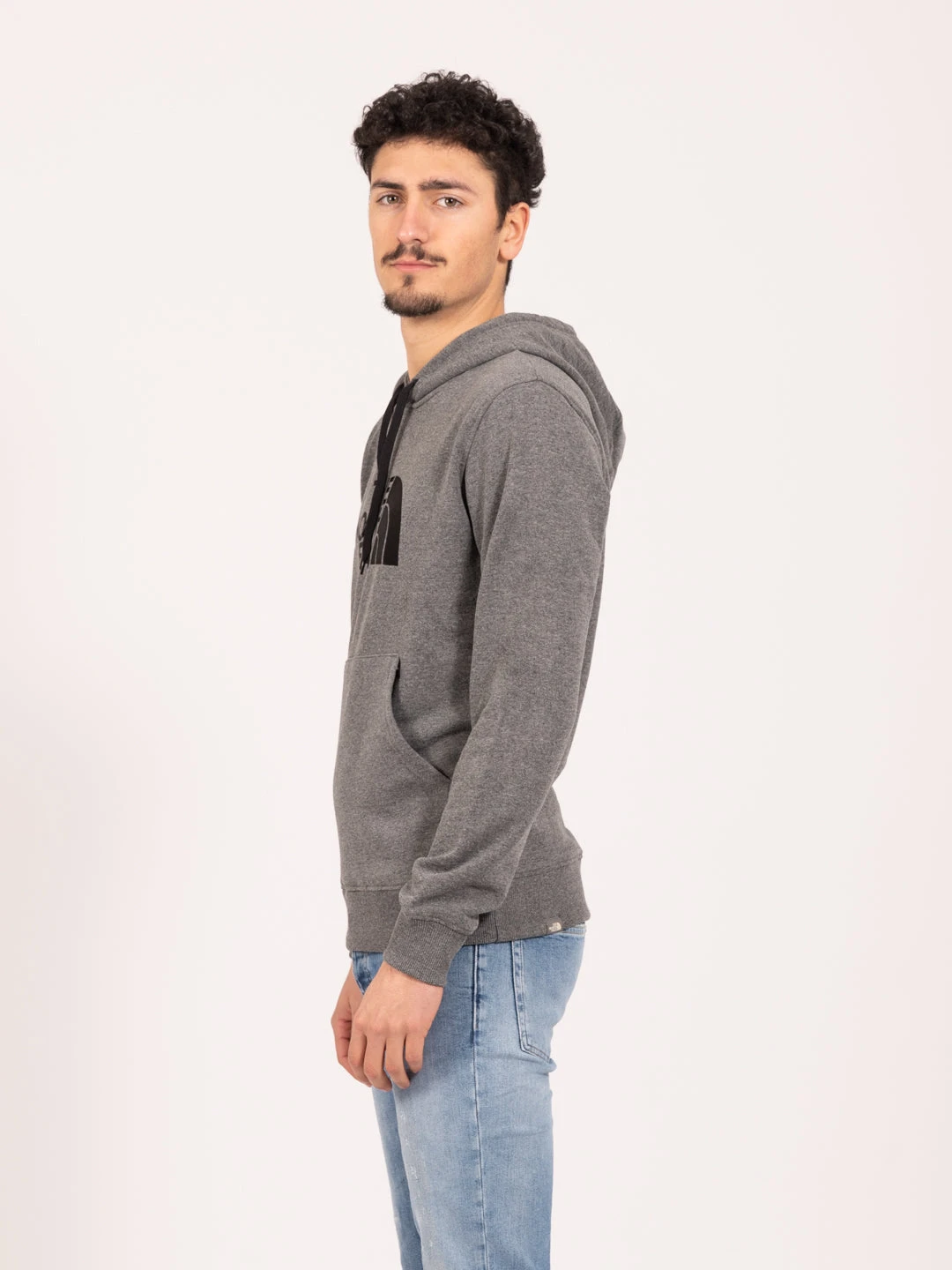 The North Face Felpa Hoodie Light Drew Peak Mid Heather Grey / Black 4 The North Face Felpa Hoodie Light Drew Peak Mid Heather Grey / Black - immagine 2