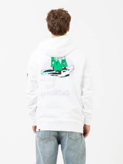 The North Face Felpa Hoodie Patch Graphic TNF White -Obey Negozio the north face felpa hoodie patch graphic tnf white3