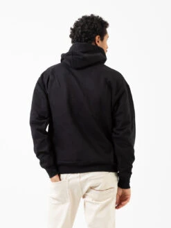 Thrasher Felpa Hoodie Gonz Black / Orange -Obey Negozio thrasher felpa gonz hood black orange 314289 co blor3