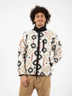 Giacca Orsetto Uxmal White / Multicolor